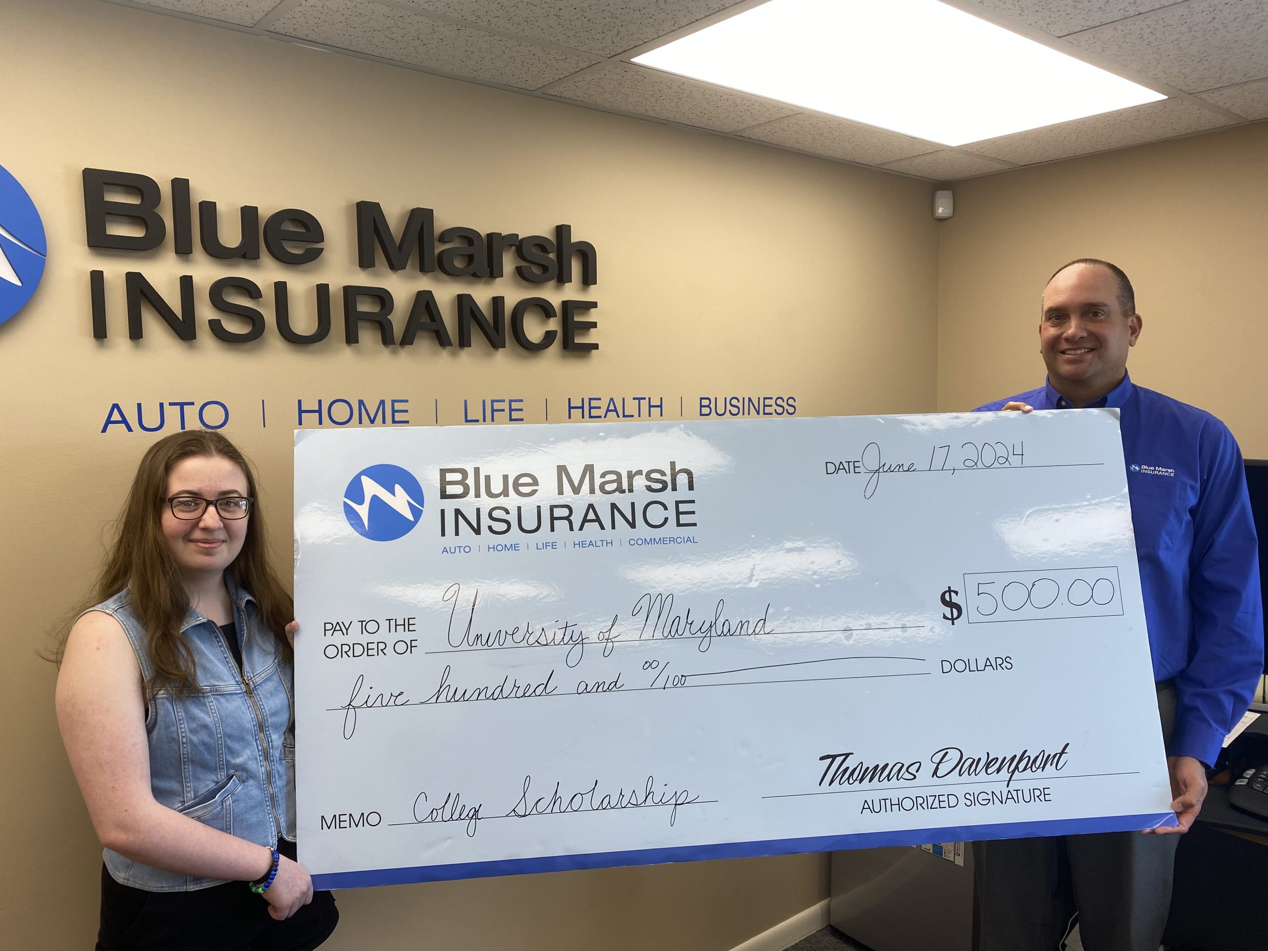 blue marsh insurance scholarship winner 2024