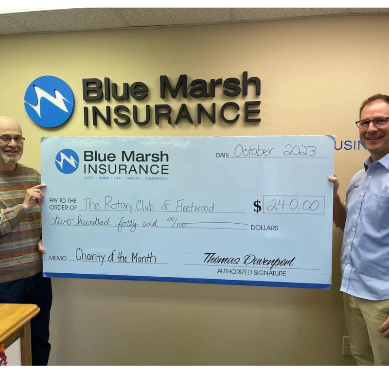 Blue Marsh donates