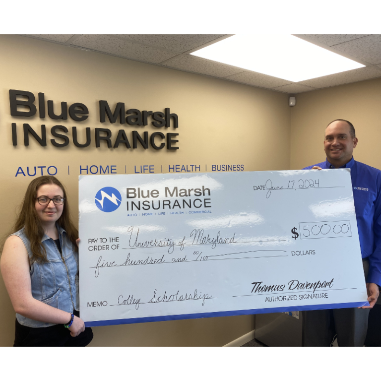 Blue Marsh Insurance scholarship winner