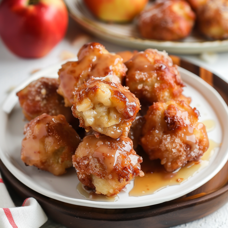 apple fritter bites